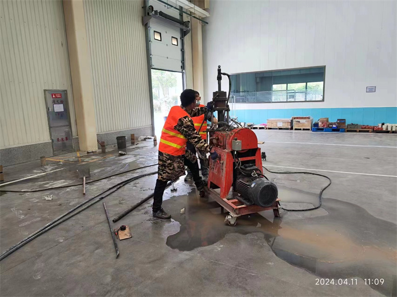 岚皋厂房地面下沉塌陷注浆加固施工